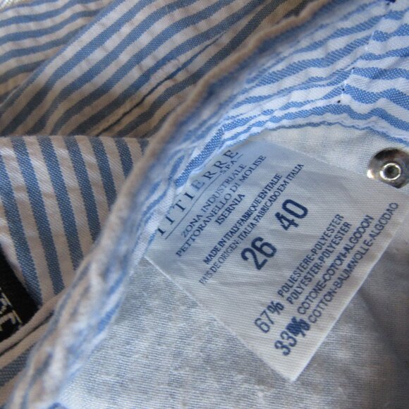 Versace Jeans Couture Women Pants Trousers Size 26 /S (40IT),White/Blue - Picture 3 of 7